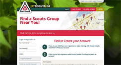 Desktop Screenshot of myscouts.ca